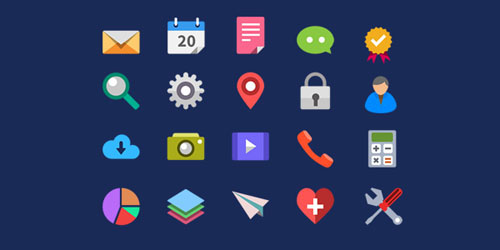 free flat icons