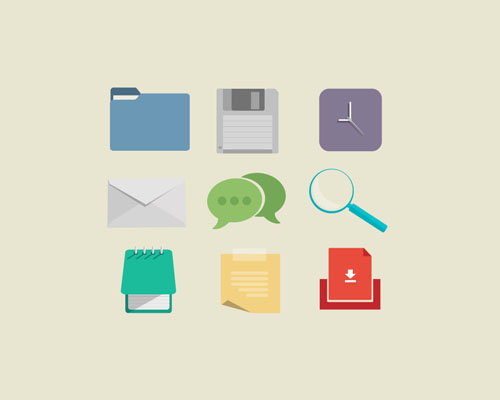 free flat icons