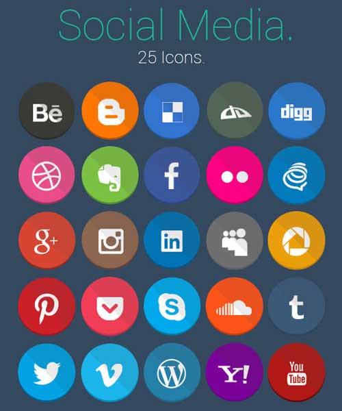 free flat icons