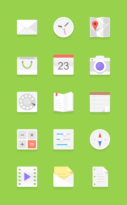 free flat icons