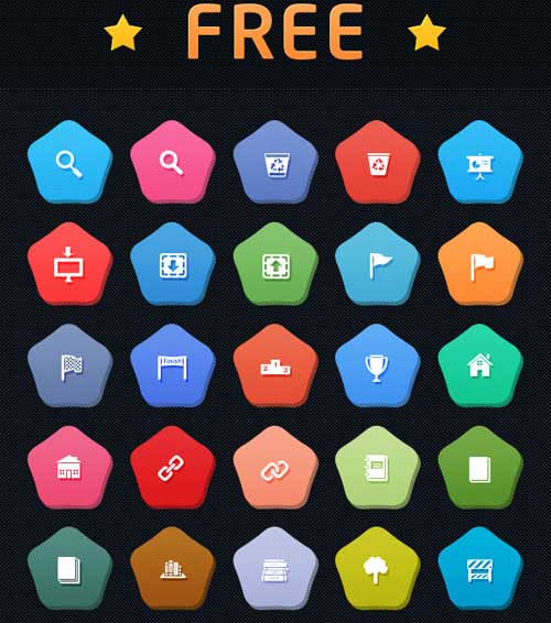 free flat icons