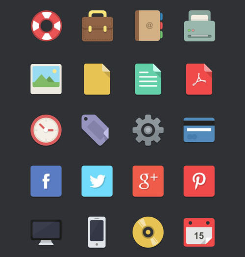 free flat icons