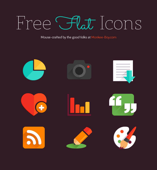 free flat icons