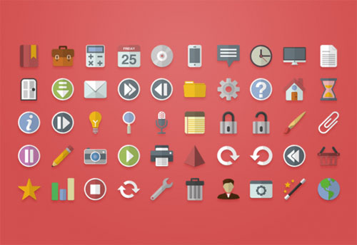 free flat icons