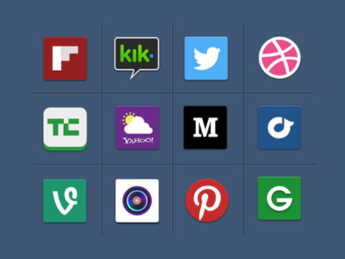 free flat icons