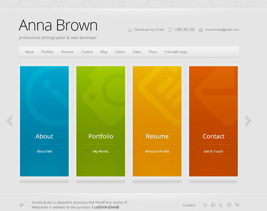 45.best portfolio wordpress themes