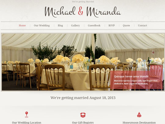 wedding wordpress themes