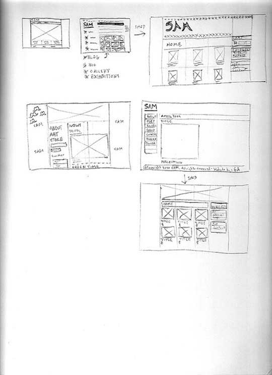 2.website sketches