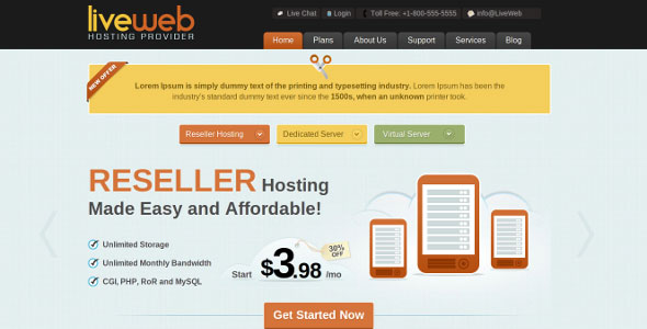 15.hosting wordpress theme