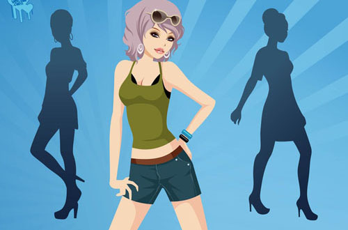 3.free-fashion-vector