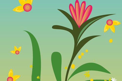 15.flower-vector1