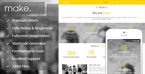 20.one page wordpress theme