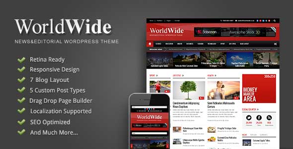 21.Wordpress news themes