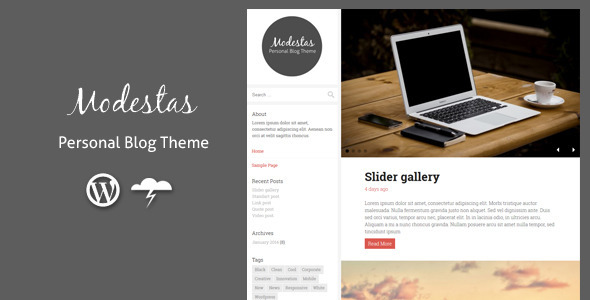 21.wordpress blogging theme