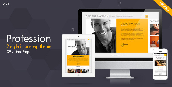 23.one page wordpress theme