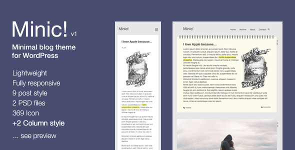 27.wordpress blogging theme