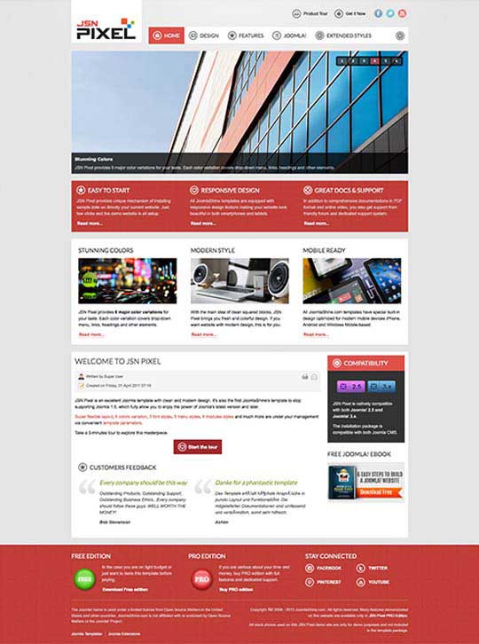 29.free joomla template