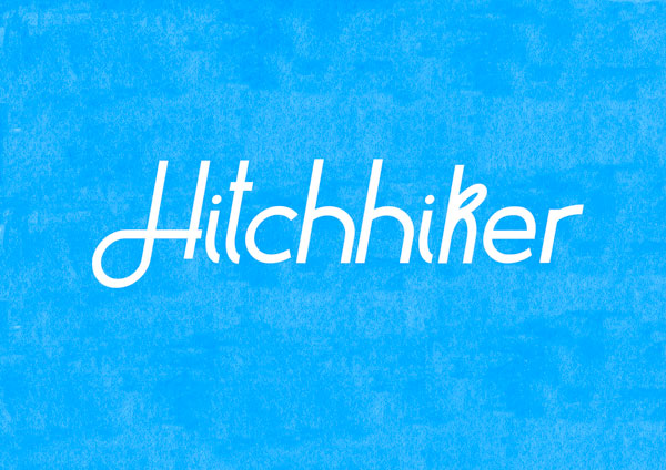 3.Free Font Of The Week  Hitchhiker