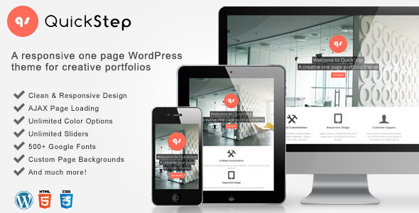 30.one page wordpress theme