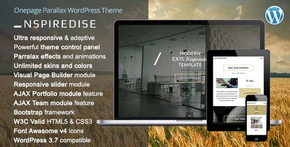 32.one page wordpress theme