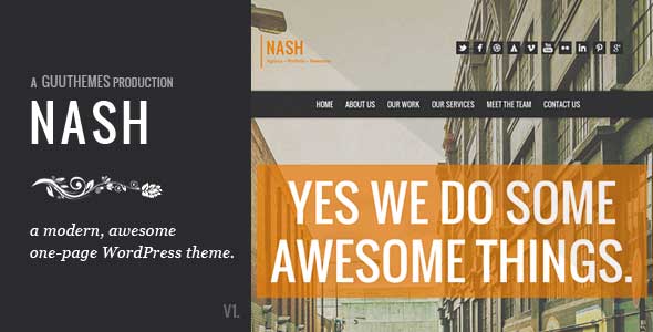 37.one page wordpress theme