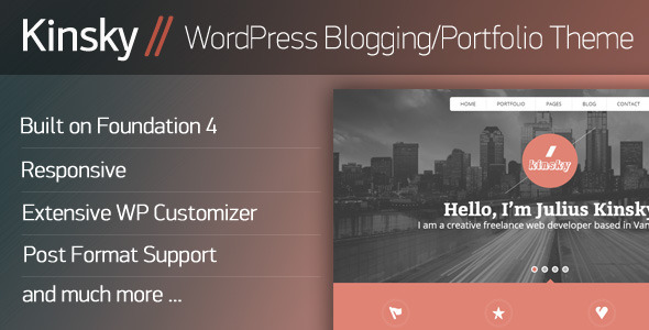 48.wordpress blogging theme