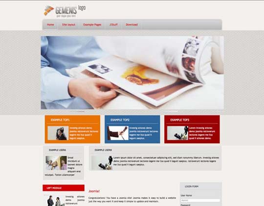 61.free joomla template