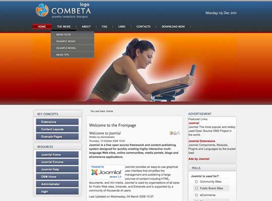 63.free joomla template