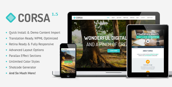 8.one page wordpress theme