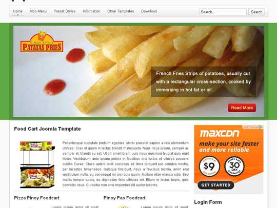 9.free joomla template