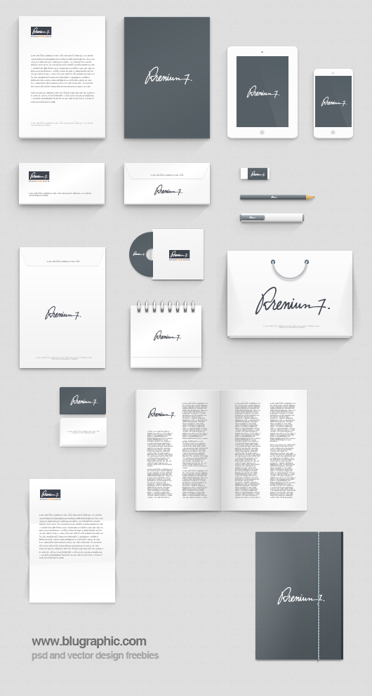 Corporate Identity Photoshop Mock-up (Psd)