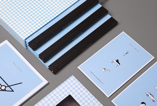 10.Daily Design Inspiration  Blue Baths Identity