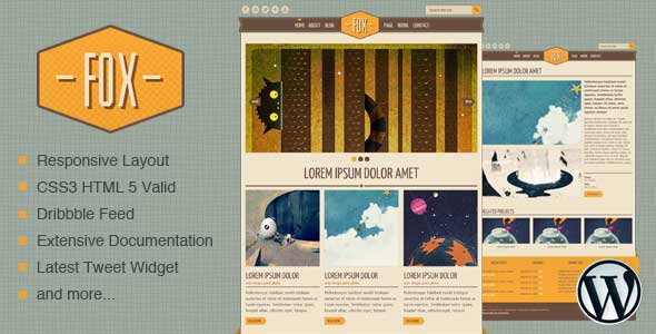 18.free and premium retro wordpress themes