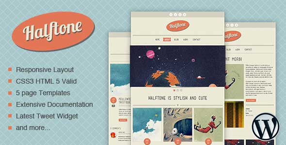 hanna retro wordpress theme free