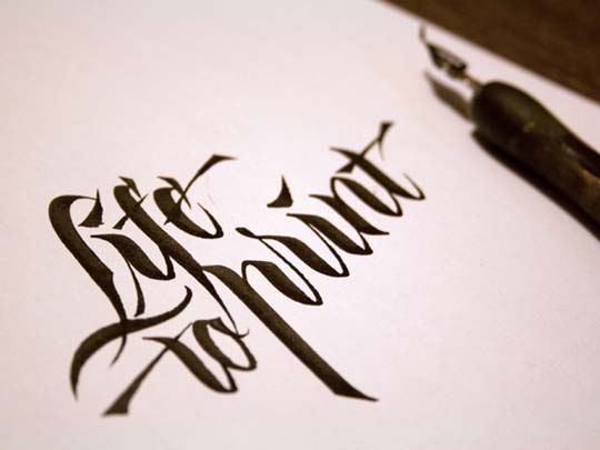 22.Calligraphy and Lettering Sketches