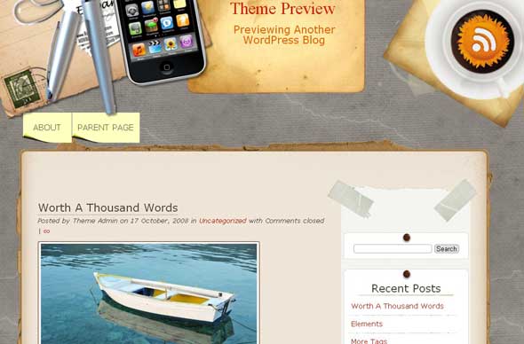 28.free and premium retro wordpress themes