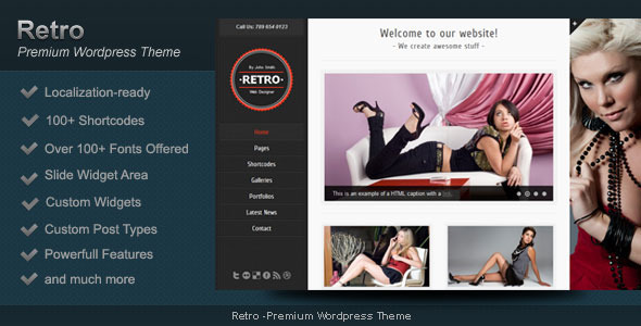 6.free and premium retro wordpress themes