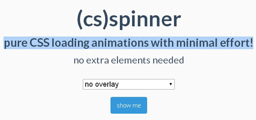 Pure CSS Loading Animations