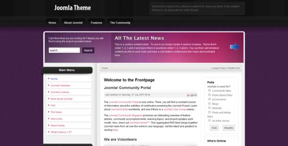18.joomla blog theme