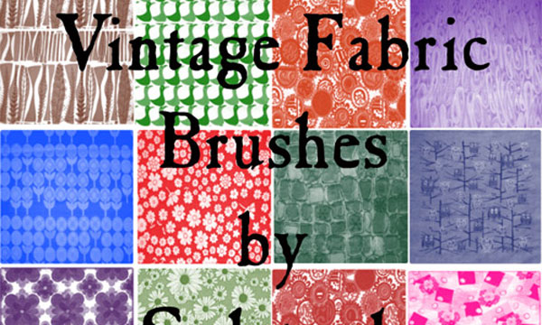 7.photoshop fabric brush