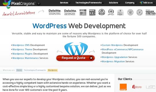 1.PSD to WordPress Conversion Service Providers