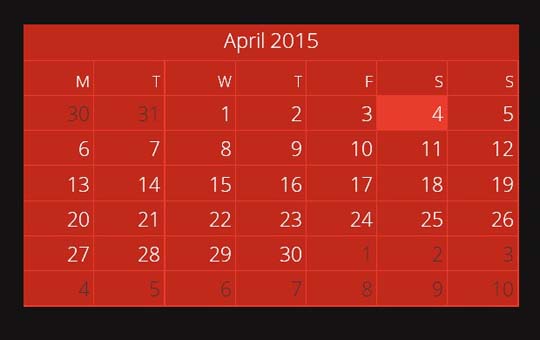 15.jquery calendar plugin