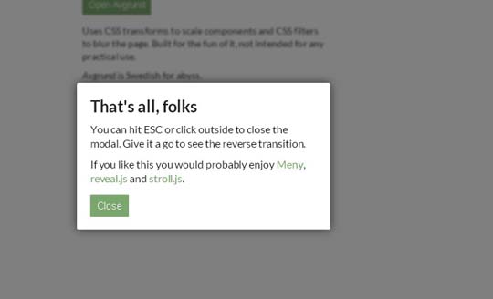 16.jQuery Modal Plugin