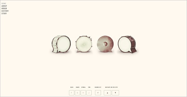 4.Monochromatic Website Design