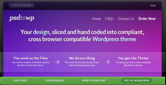 7.PSD to WordPress Conversion Service Providers