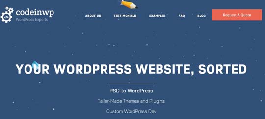 8.PSD to WordPress Conversion Service Providers