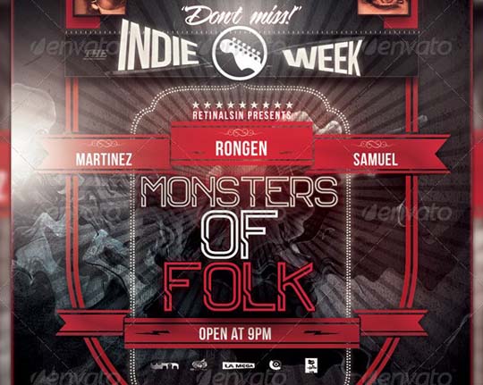 Indie Week PosterFlyer Template