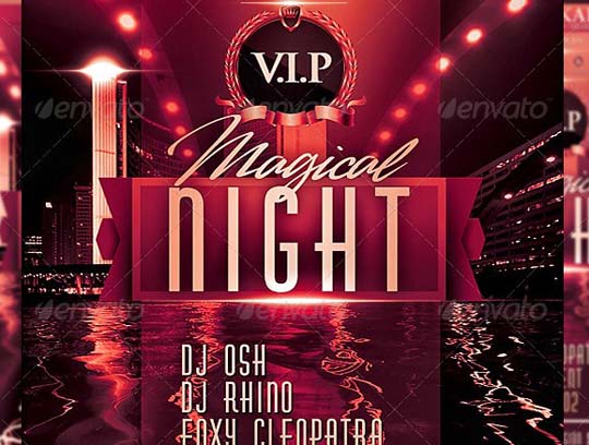 Magical Night Flyer Template