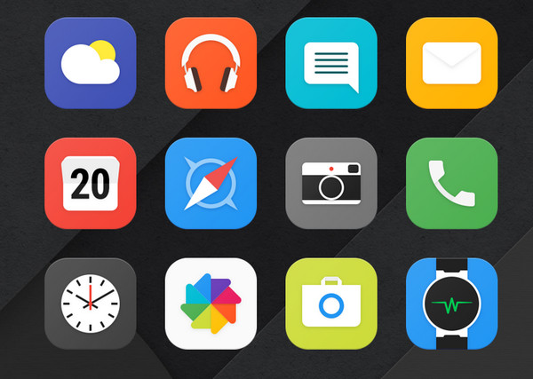 Alcatel Launcher App Icons by Denys Nevozhai