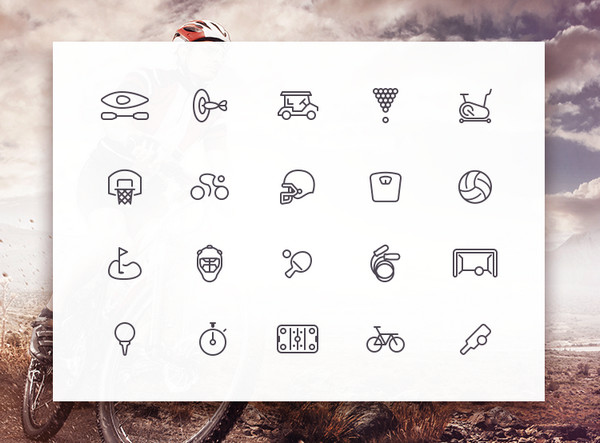 Sporties Icon Set by Creativedash